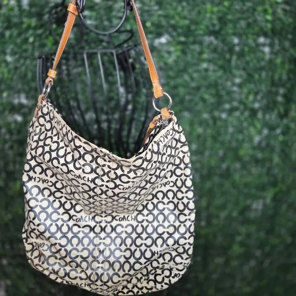 Coach Leah Op Art shoulder bag